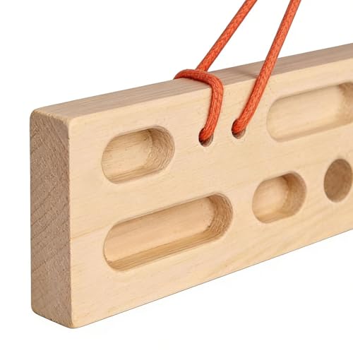 Hangboard Rock Climbing Heavy Duty Portable Trainer | Climbing Hangboard Doorway Mount for Climbers Beginner Men Women Home Gym Indoor Fitness Workout