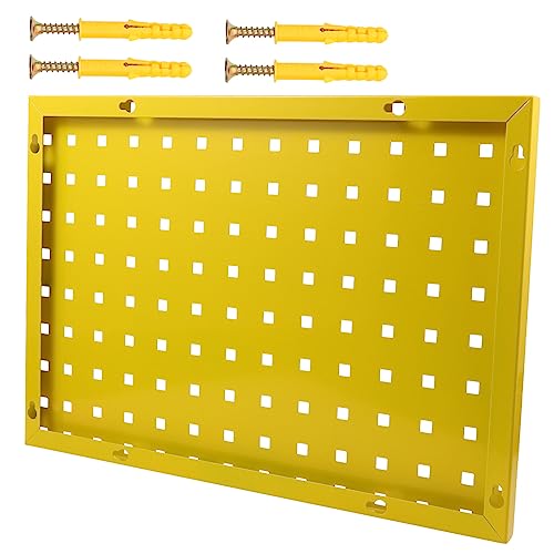 Veemoon Galvanized Steel Pegboard Rack Multi-Functional Tool Organizer Hook Assortment for Garage and Workshop Sturdy Hanging Board for Tools and Accessories