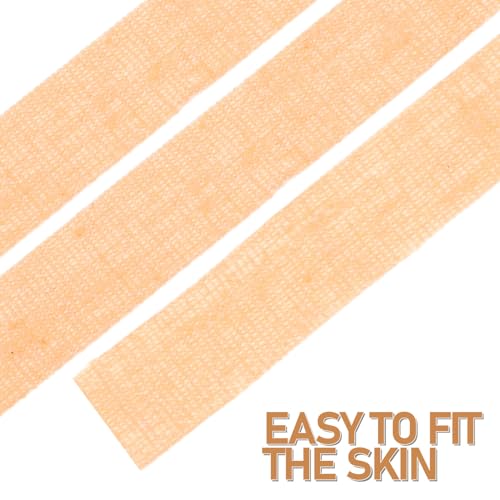 Finger Wrap Athletic Tape 1cm X Skin Color 30 Rolls Extra Strong Adhesive Bandaging Tape for Sports, Rock Climbing, Basketball, and First Aid Use