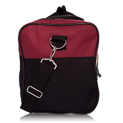 DALIX 17" Blank Duffle Bag Duffel Bag Travel Size Sports Durable Gym Bag - color: Maroon