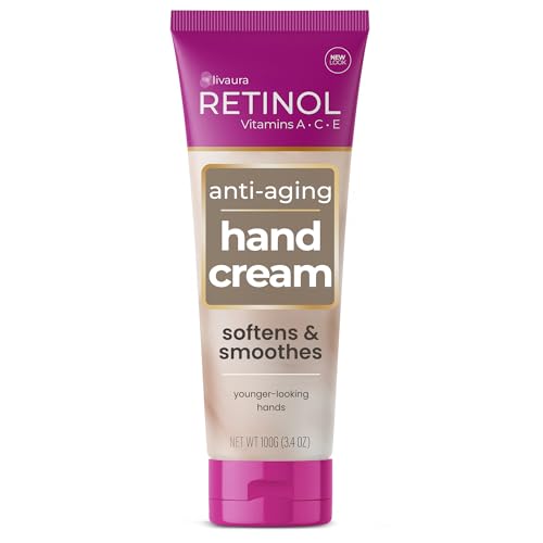 LIVAURA Retinol Hand Cream for Women - Anti-Aging Lotion for Dry Hands | Available for Men & Women; Vitamin-enriched formula; Helps soften rough skin; Lightweight daily hydration; Non-greasy finish - style: Women's Hand Cream