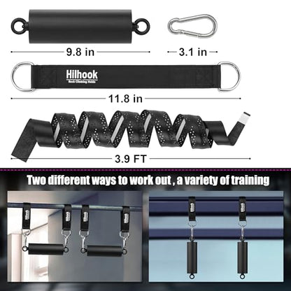 Pull Up Climbing Hold Grips Training Set | Non-Slip, 330 lbs Capacity, Two Different Ways to Workout, Builds Finger, Forearm, Core and Back Strength