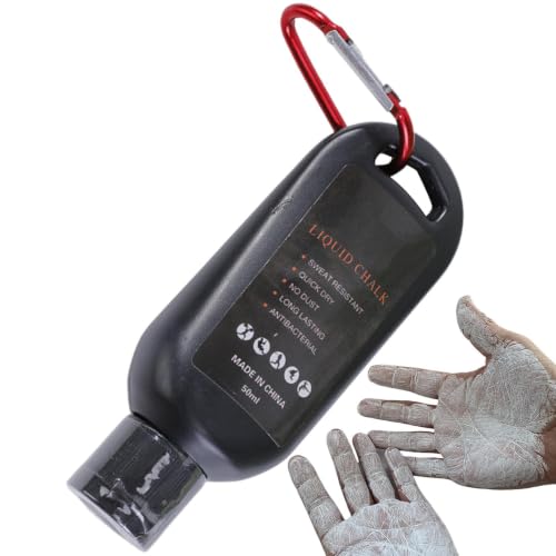 Workout Chalk for Hands Sports Anti-Slip Powder | Weightlifting Anti-Skid Chalk for Rock Climbing Badminton Weightlifting Gymnastics Fitness Tennis Golf - size: 50ML