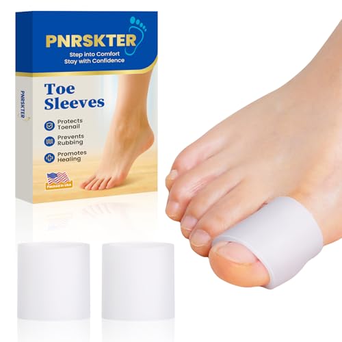 Toe Protectors Women & Men, 20 Pcs Toe Sleeves (Large), Silicone Toe Protectors - Pain Relief Toe Separators for Women, Toe Protector for Bunion Blisters, Hammer Toes, Toenails Loss - size: Large