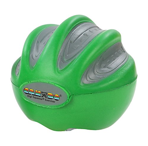 CanDo Digi-Squeeze Hand Exerciser, Large, Green: Medium - color: Green: Medium, size: Large