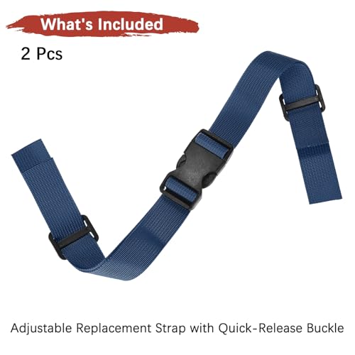 Backpack Chest Strap Adjustable Sternum Straps Use for Backpack Replacement & Hiking & Jogging - color: Navy Blue