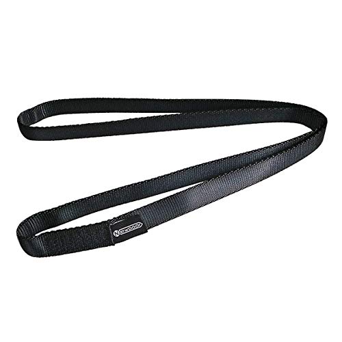 NewDoar 16mm Climbing Sling UIAA CE Certified,23KN EN566 Certified,Climbing Utility Cord Rock Climbing,Creating Anchors System,Rappelling Gear,Perfect for Tree Work - color: Black, size: 48"/120cm/1pcs