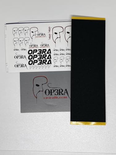 LEEFAI Op3ra Pro Fingerboard Complete 34 * 96mm Maples Wood Deck,UV Printing Graphic-Solid Single Axles Pro Trucks & 5 Urethane Bearing Wheels,-Replace Bushings-Blocks(red) Edition