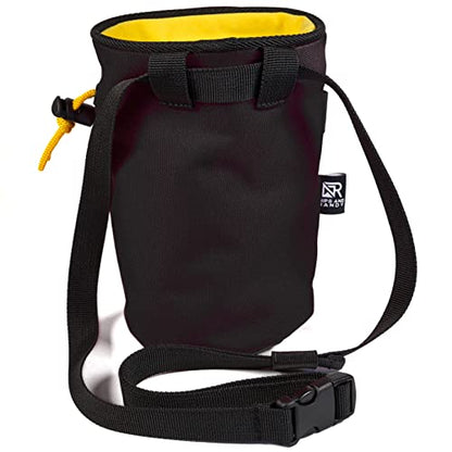 Chalk Bag Rock Climbing | Bouldering | Butter Bag | Cell Phone Pocket and Adjustable Waist Strap | Cute | Funny | Nips and Randy | Weightlifting | Bodybuilding