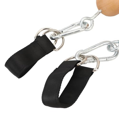 Tissting Pull Up Ball Grip, Wooden Nonslip Training Tool for Strength Enhancement - Versatile Home Gym Equipment for Arm and Hand Strengthening, Compact and Portable for Indoor and Outdoor Use