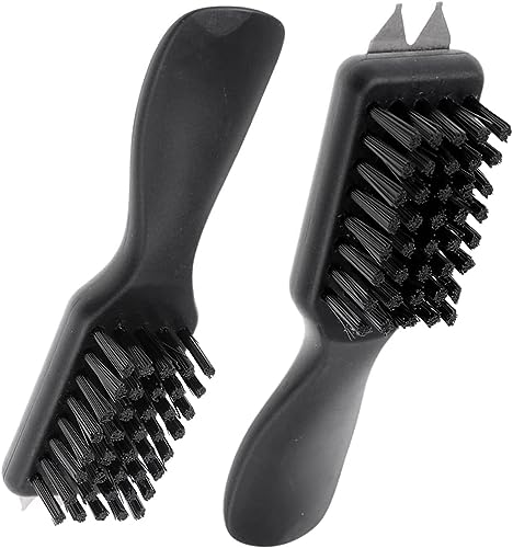 2PCS Golf Shoes Brush, Compact Brush Cleaner Dirt Mud Remover Tools fit for Golf Club Groove Cleaning Accessories