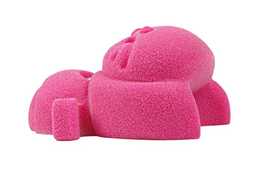 Atomik Rock Climbing Holds Bolt-On Kitty in Fluorescent Pink