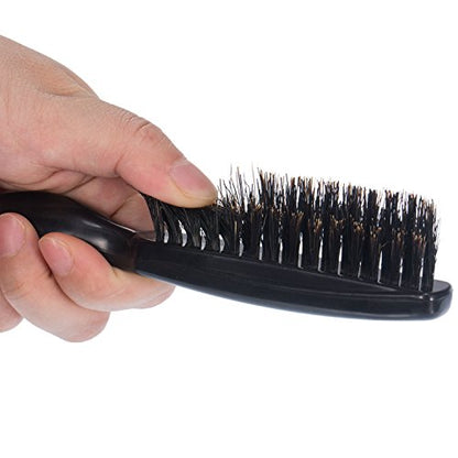 Frienda 2 Pieces Teasing Hair Brush Slick Back Brush | Boar Bristle Brush Comb, Women Salon Boar, Nylon Bristle, Beauty Styling, Slick Back, Backcombing Tool