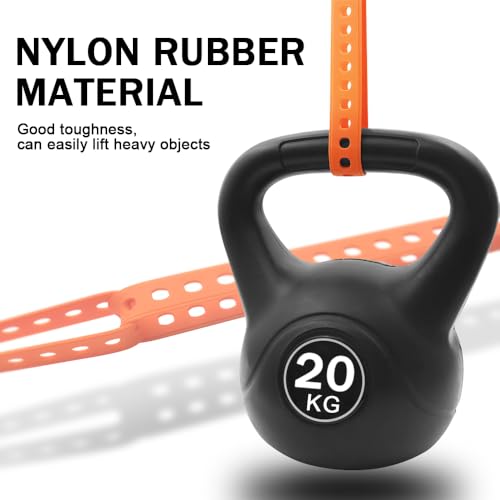 Utility Straps Pro (2-Pack) - Heavy-Duty 40lb Secure Straps for Bikes, Skis, Moto Gear, Tools & More - Freeze-Proof, Safety Orange (27.5in(70CM)) - color: 27.5in(70CM)