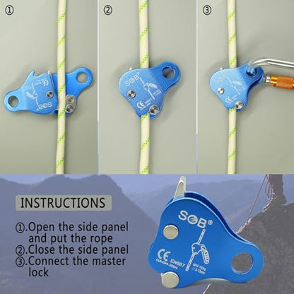 Rock Climbing Fall Protection Device, Used for High-Altitude Downhill Operations, Etc