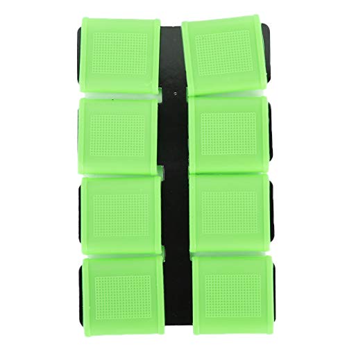 Finger Sleeves, 8pcs Finger Protector Silicone Finger Tube Golf Gloves Golf Finger Protector Tape Anti Slip Elasticity Golfer Swing Grip Golf Finger Band Cover Sets (Green) - color: Green