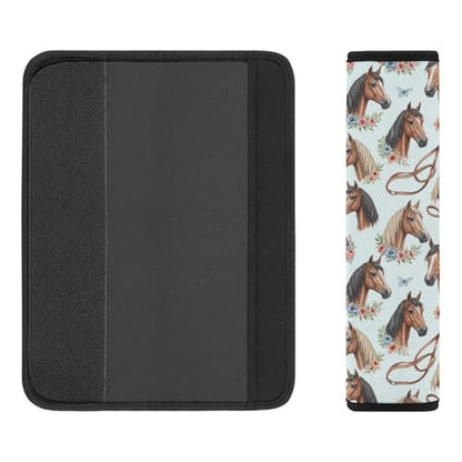 2 Pack Breathable Car Seat Straps Shoulder Pads for Adults and Children, All Vehicles, Horse Harness Pads Strap, Pressure Relief - color: Pattern 299
