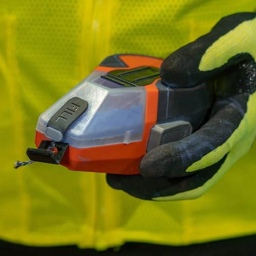 Klein Tools CHLK50B Chalk Line, 50-Foot Auto Retractable Reel with High Visibility Blue Chalk, Mess-Free Storage and Easy Tension Control - color: Blue, style: Blue Auto Retracting