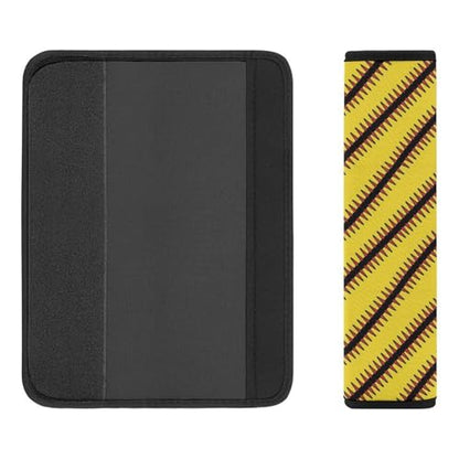 2 Pack Softball Art Seat Belt Shoulder Pad Universal Fit Harness Pads Strap for Kids, Car Seats Pushchair Strollers High Chair Pushchair, Shock Absorption - color: Pattern 816