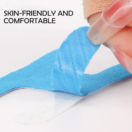 Kinesiology Tape for Fingers, 40 Pcs Elastic Cotton Precut Finger Tape for Fingers Pain Relief, Hypoallergenic & Breathabe, Latex-Free Finger Protectors, 4 Colors