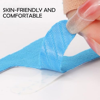 Kinesiology Tape for Fingers, 40 Pcs Elastic Cotton Precut Finger Tape for Fingers Pain Relief, Hypoallergenic & Breathabe, Latex-Free Finger Protectors, 4 Colors