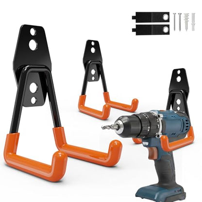 Wallavant Skateboard Hooks 2-Pack Small Utility Heavy Duty Holder Garage Storage Wall Mount for Stroller Tennis Garden Tool Household Warehouse Shed - color: Small 2 Pack