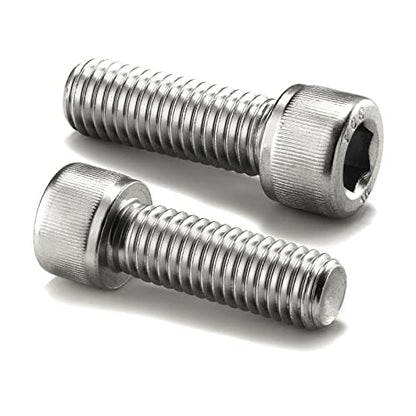 1/2-13 x 1-1/2" Socket Head Cap Screws Bolts, 20Pcs 304 Stainless Steel 18-8, Allen Socket Hex Drive, Full Thread, Bright Finish by SG TZH(with Hex Spanner) - size: 1/2-13 x 1-1/2"
