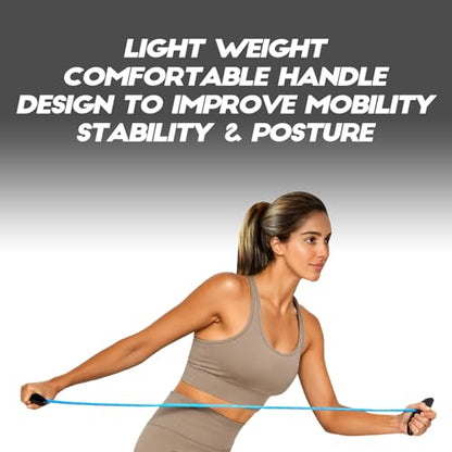 Resistance Bands for Arm - Home Fitness Equipment for Upper Body Toning, 20 lb Exercise Bands to Improve Mobility & Stability, Portable Resistance Bands for Women Men