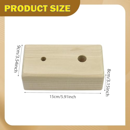 Rock Climbing Holds Climbing Board Rungs Fingerboard Blocks in Wooden Material Suitable for Forearm Fitness Climbing Gyms - size: 15cmx9cmx8cm