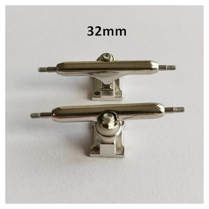 Fingerboard Trucks 1 Piece Set of 34mm/32mm Finger Plate Single-axis Bracket(32mm Silver) - color: 32mm Silver