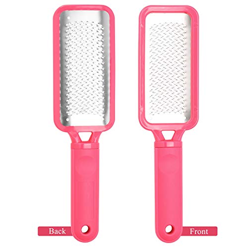 Colossal Foot File Foot Scrubber Pedicure Tools Professional Foot Rasp Grater Callus Remover Heal Scrapper for Cracked Skin - color: Pink