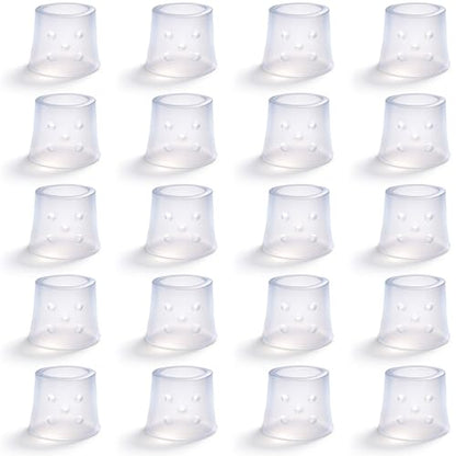 PAGOW 20pcs Finger Covers for Skin Picking, Stop Nail Biting Finger Guard | Reusable Breathable Silicone Anti Skin Picking Finger Gloves for Nail Biting Prevention, Cuticle Protection, Cracked - Clear - size: style1,clear,20pcs