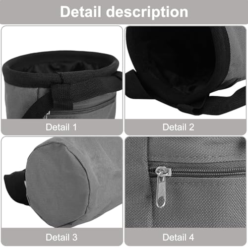 Camper Accessories, Rock Climbing Chalk Bag Adjustable Bag Bouldering Chalk Bags Bucket for Rock Climbing Weight Lifting - color: Blue