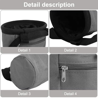 Camper Accessories, Rock Climbing Chalk Bag Adjustable Bag Bouldering Chalk Bags Bucket for Rock Climbing Weight Lifting - color: Blue