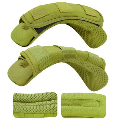 ZINMARK 2-Pack Shoulder Pad Ultra-Thick Tactical Vest Cushion for Laptop Bags, Messenger Bags, Briefcase Bags, Luggage Bags, Tool Bags, Travel Bags and Most Bags, Army Green - color: Army Green