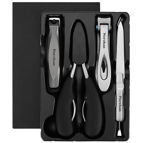 420J2 Stainless Steel Nail Clipper Set for Thick Nails with Nail File