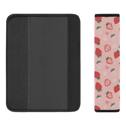 2PCS Strawberry Seat Belt Cover Soft Padded Neck Strap Covers for Kids, All Vehicles, Comfortable Driving - color: Pattern 1055