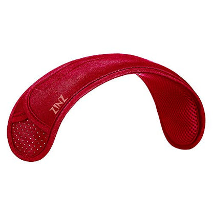 Ultra Thick & Breathable Universal Shoulder Pad Cushion for Bag - Long & Comfort - color: Red