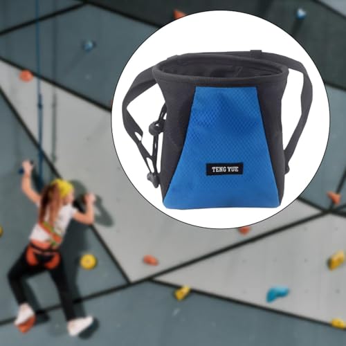 Chalk Bag Lightweight Adjustable Non Slip Drawstring Pouch Versatile Storage Refillable Gym Chalk Bag Sturdy Organizer Suitable for Climbing