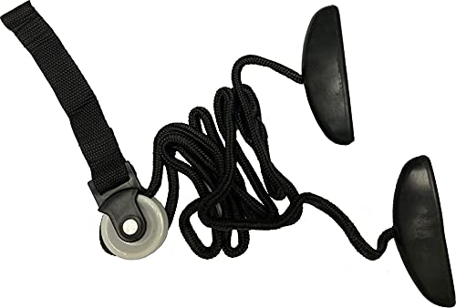 Therapist’s Choice® Shoulder Pulley, Over The Door, with Patient Guide. Aids Recovery and Rehabilitation of Shoulder, Rotator Cuff, Shoulder Pain, Frozen Shoulder, Pain Free Range of Motion (Black) - color: Black