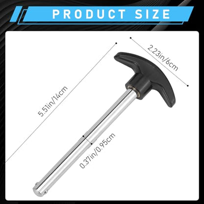 Weight Stack Pin Crescent-Shaped, Weight Machine Pin Pin Tensile 3/8 Inch Diameter 4.4 Inch Locking Space Weight Lifting Machine Pins for Home Gym Exercise Machine Accessories