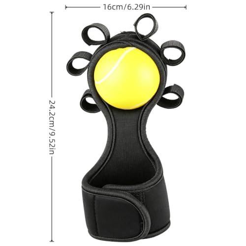 Hand Exercise Balls Finger Grip Trainer Ball Tool | Finger Exercise Tool for Workout Outdoor Weightlifting Rock Climbing Home Fitness Gym Office - color: Yellow