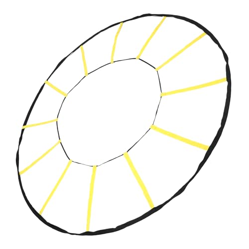 Dioche Circular Ladder for Soccer Basketball Football Training - 12 Rung Nylon Speed Trainer to Improve Footwork Coordination