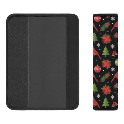 1 Pair Christmas Red Winter Birds Seat Belt Shoulder Pad Soft Padded Seat Belt Cushion for Adult Use, Stroller Pushchair High Chair, Pressure Relief - color: Pattern 18
