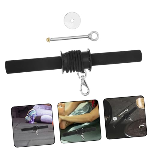 Forearm Strength Trainer - Roller for Wrist and Forearm Exercise Handle for Home Fitness and Grip Strength Training