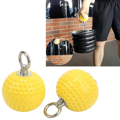 HERCHR Pull Up Grip Ball Anti Slip Rock Climbing Ball Pull Up Hold Grips Replacement for Fitness Bouldering Strength Training(72mm)