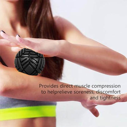 Tetop Fitness Muscle Massage Ball, 3.15in, Therapy Ball for Trigger Point Massage, Myofascial release, Mobility ball for Exercise & Recovery (Purple) - color: Purple