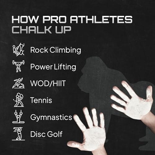 Beasty Chalk Liquid Chalk Combo Pack – 2-Pack (60ml Each) Grip Enhancer with Carabiners for Weightlifting, Climbing, Gymnastics & More – Long-Lasting, No-Mess, Fast-Drying Formula