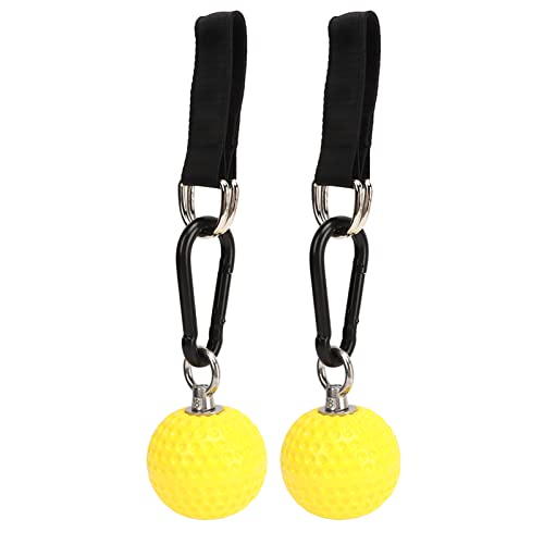 1Pair Climbing Training Power Grip Ball Climbing Pull Up Hold Grips with Staps