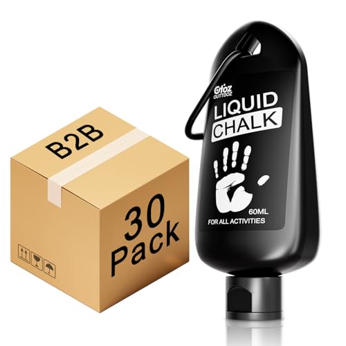 Liquid Chalk 2 oz & 12 oz, Mess-Free Gym Chalk for Lifting | Pro Grade, Quick-Drying Grip for Weightlifting, Gymnastics, Rock Climbing & Dancing - style: 2 oz - 30 Pack
